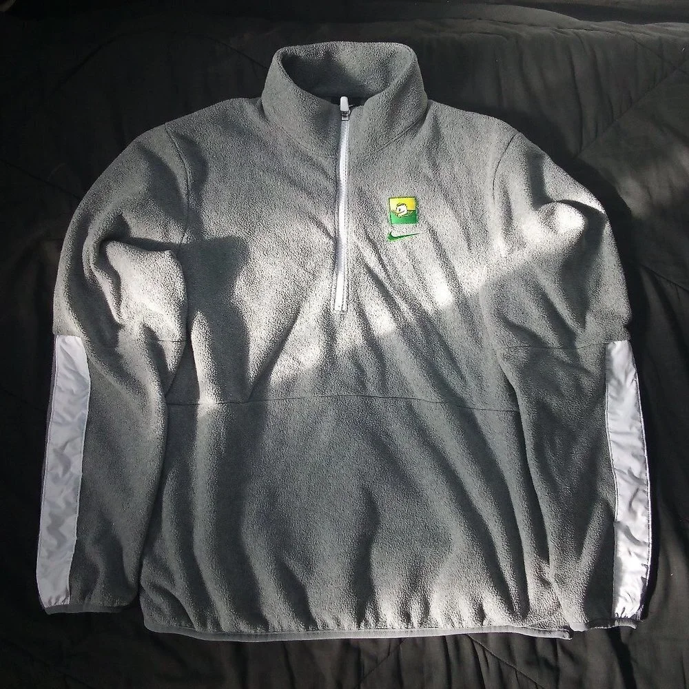 Vintage Nike University of Oregon Ducks Pullover Fleece Jacket
